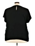 Halogen 100% Polyester Black Short Sleeve Top Size 3X - photo 2