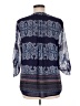 Daniel Rainn 100% Polyester Blue 3/4 Sleeve Blouse Size M - photo 2