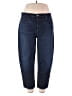 Eileen Fisher Solid Blue Jeans Size 18 (petite) - photo 1