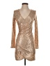 Unbranded Metallic Gold Cocktail Dress Size S - photo 1