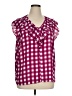 Liz Claiborne 100% Polyester Pink Sleeveless Blouse Size XL - photo 1