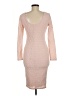 Jennifer Lopez Tweed Pink Cocktail Dress Size XS - photo 2