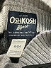 OshKosh B'gosh 100% Cotton Stripes Gray Pullover Sweater Size 8 - photo 3