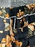 Unbranded Floral Black Casual Pants Size S (estimated) - photo 7