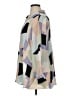 Rose + Olive 100% Polyester Color Block Silver Long Sleeve Blouse Size 1X - photo 5