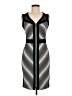 Joseph Ribkoff Graphic Gray Cocktail Dress Size 8 - photo 1