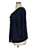 Solitaire 100% Rayon Blue 3/4 Sleeve Blouse Size 1X - photo 5