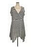 Dots Stripes Black Casual Dress Size 3X - photo 1