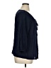 Solitaire 100% Rayon Blue 3/4 Sleeve Blouse Size 1X - photo 4