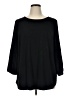 Adrianna Papell Black 3/4 Sleeve Top Size 1X - photo 1