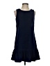 J.Crew 100% Polyester Solid Blue Casual Dress Size 4 (petite) - photo 1