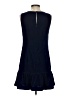 J.Crew 100% Polyester Solid Blue Casual Dress Size 4 (petite) - photo 2