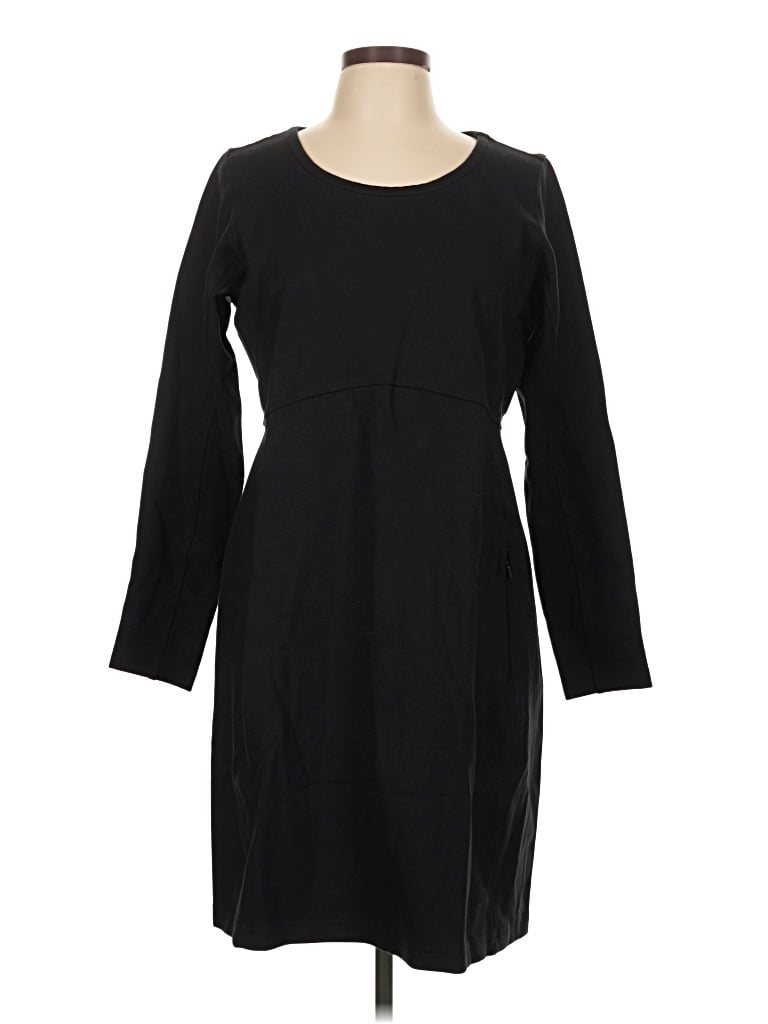 Duluth Trading Co. Casual Dress In Black