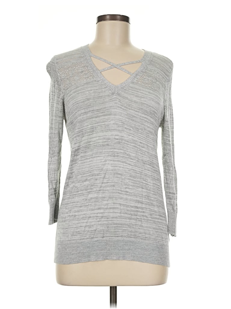 Click to view more detailed imagery on our partner's website Pre-owned Lety & Me Pullover Sweater In Gray