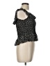 Papermoon 100% Polyester Black Sleeveless Blouse Size L - photo 4