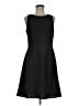 Sharagano Solid Black Cocktail Dress Size 8 - photo 1