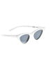 Adam Selman White Blue Sunglasses One size - photo 1