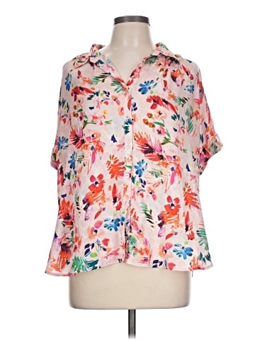 Lulus 3/4 Sleeve Blouse (view 1)