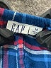 Gap 100% Cotton Blue Long Sleeve Blouse Size M - photo 7