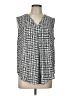 EMALINE 100% Polyester Gray Sleeveless Blouse Size L - photo 1