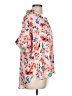 Lulus 100% Polyester Floral Pink 3/4 Sleeve Blouse Size L - photo 4