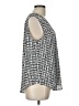 EMALINE 100% Polyester Gray Sleeveless Blouse Size L - photo 4