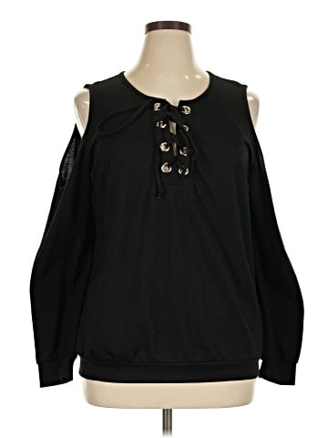 Charlotte Russe Long Sleeve Blouse (view 1)