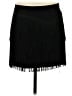 Nanette Lepore 100% Polyester Solid Black Casual Skirt Size 4 - photo 1