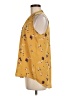 Rewind 100% Polyester Yellow Sleeveless Blouse Size M - photo 5