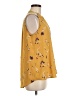 Rewind 100% Polyester Yellow Sleeveless Blouse Size M - photo 4
