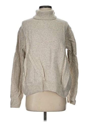 Olive Wool Pullover Sweater (view 1)