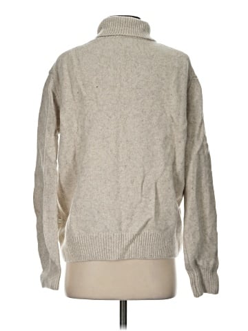 Olive Wool Pullover Sweater (view 2)