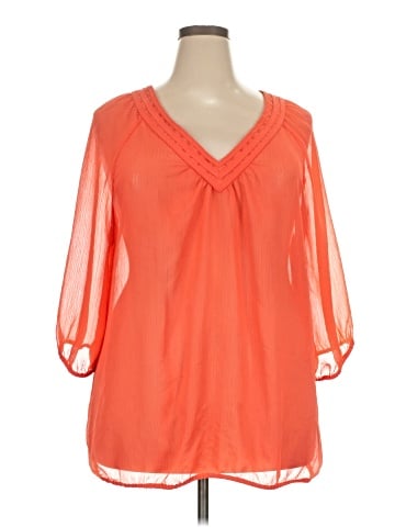 Lane Bryant 3/4 Sleeve Blouse (view 1)