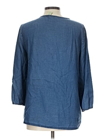 Caribbean Joe 3/4 Sleeve Blouse (view 2)