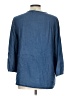 Caribbean Joe Blue 3/4 Sleeve Blouse Size L - photo 2