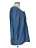 Caribbean Joe Blue 3/4 Sleeve Blouse Size L - photo 4