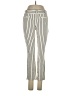 By Anthropologie Stripes Ivory Casual Pants Size 2 - photo 1