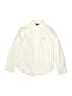 Ralph Lauren Solid Ivory White Long Sleeve Button-Down Shirt Size 8 - photo 1