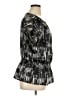 AB Studio Black Short Sleeve Blouse Size XL - photo 4