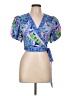Lilly Pulitzer Blue Short Sleeve Blouse Size L - photo 1