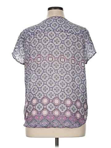 Liz Claiborne Short Sleeve Blouse (view 2)
