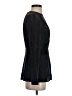 Derek Lam 100% Silk Black Long Sleeve Silk Top Size 0 - photo 4