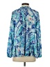 Lilly Pulitzer 100% Polyester Blue Long Sleeve Blouse Size S - photo 2