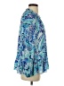 Lilly Pulitzer 100% Polyester Blue Long Sleeve Blouse Size S - photo 4