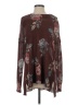 Show Me Your Mumu Floral Burgundy Pullover Sweater Size XS - photo 1
