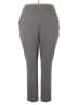 Croft & Barrow Houndstooth Gray Casual Pants Size 1X - photo 1