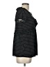 Tempted Black Short Sleeve Blouse Size L - photo 4