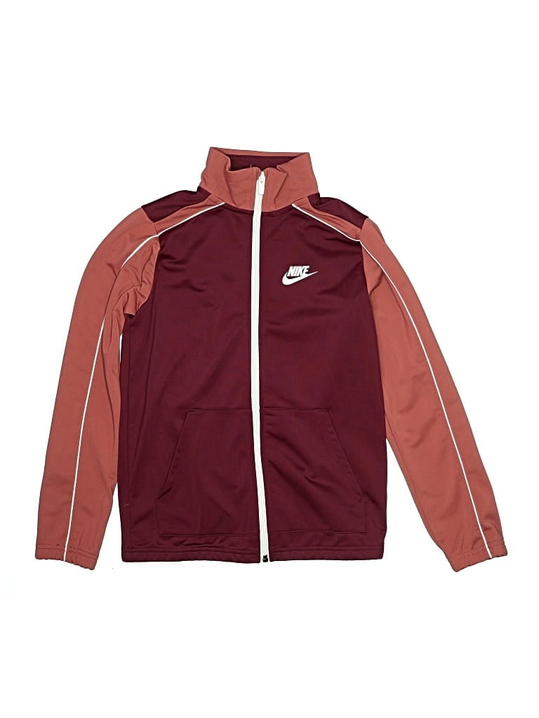 Pre-owned Nike Kids' Track Jacket In Burgundy