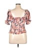Nine West Orange Short Sleeve Top Size XL - photo 2