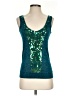 Necessary Objects Teal Sleeveless Top Size S - photo 1